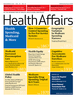 Health Affairs November 2020