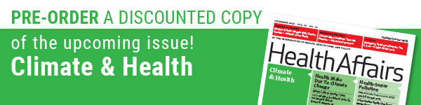 Pre-Order a Discounted Copy of the Climate & Health Issue!