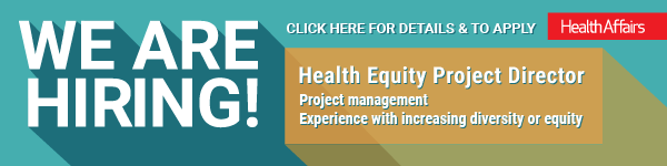 We are hiring! Health Equity Project Director